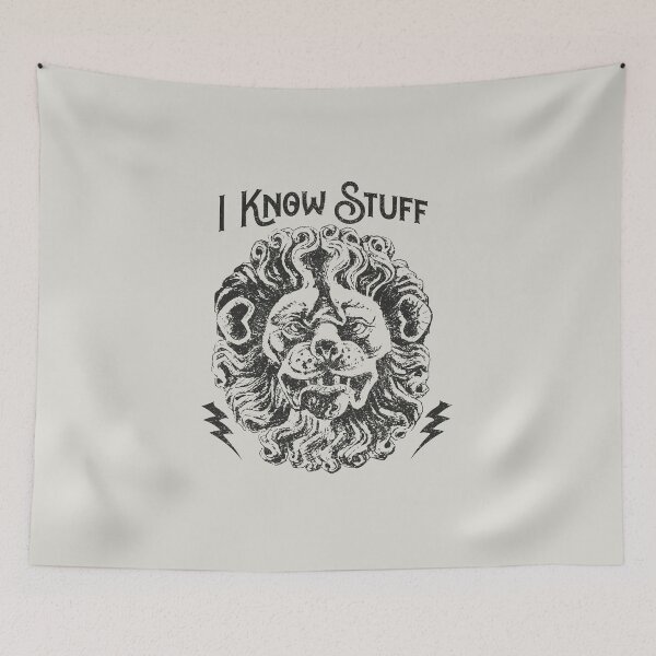 Item preview, I Know Stuff Lion designed and sold by DivingDevils.