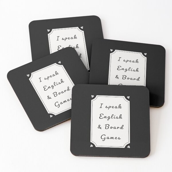 Item preview, I Speak English and  Board Games! designed and sold by Meeple Mania.