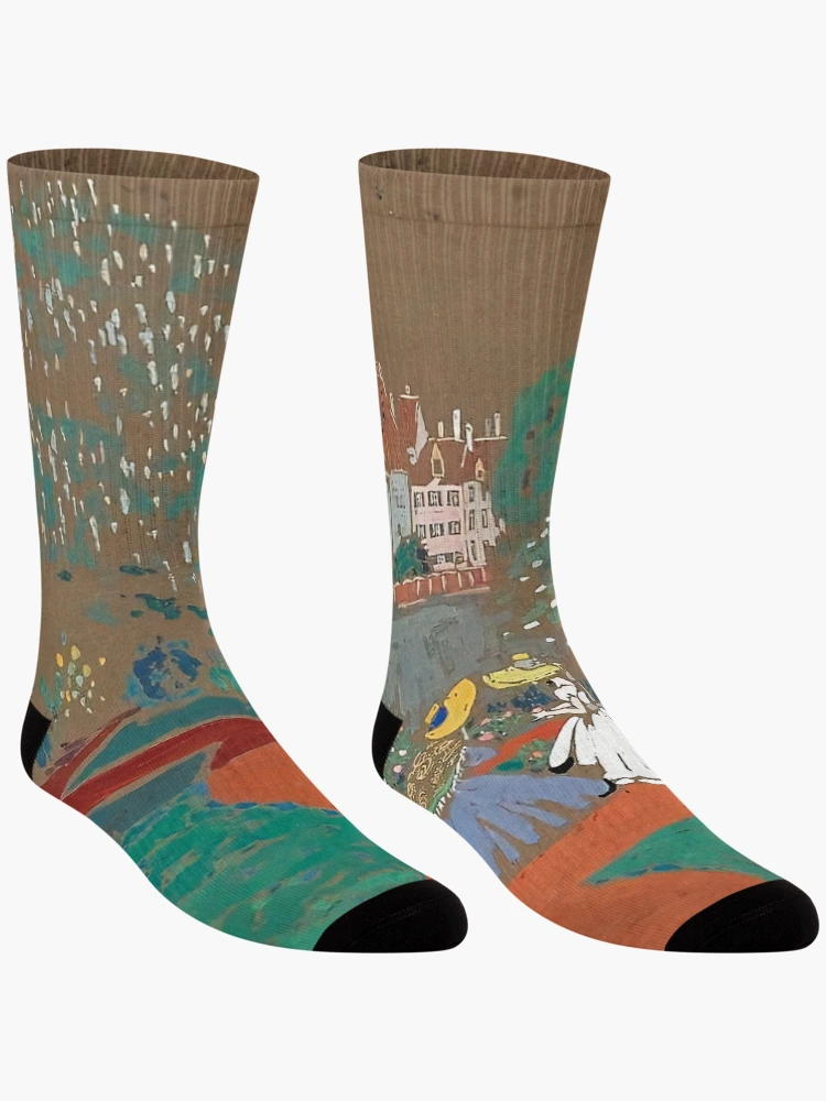 Thumbnail 3 of 5, Socks, Kandinsky Roses designed and sold by neteor.