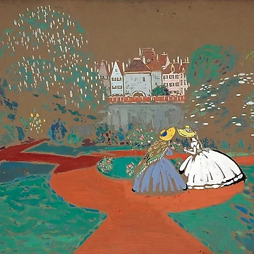 Artwork thumbnail, Kandinsky Roses by neteor