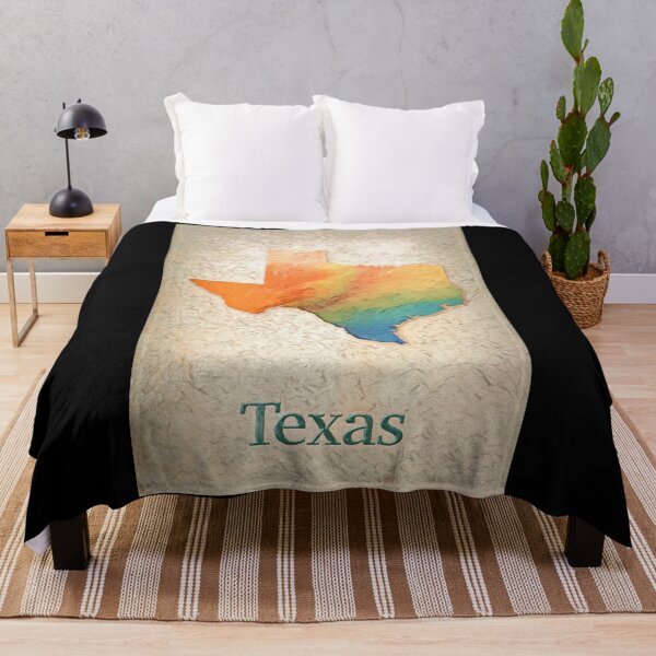 Item preview, Old World Style Vintage Texas Map designed and sold by AlanPhotoArt.