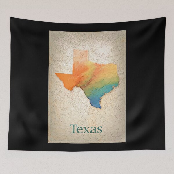 Item preview, Old World Style Vintage Texas Map designed and sold by AlanPhotoArt.