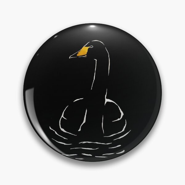 Item preview, Minimal adult Whooper Swan outlines designed and sold by AndrasVasasArt.