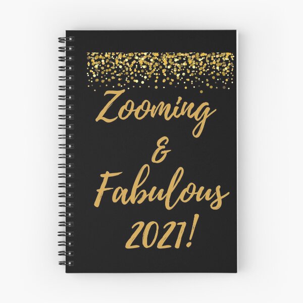 Item preview, Zooming and Fabulous 2021 fun quarantine tshirt,mug and notebook gear designed and sold by GmolahUnlimited.