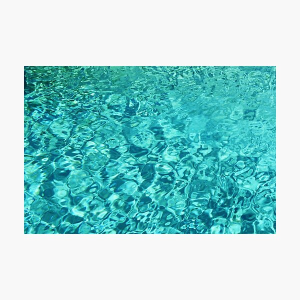 turquoise ocean waves Photographic Print