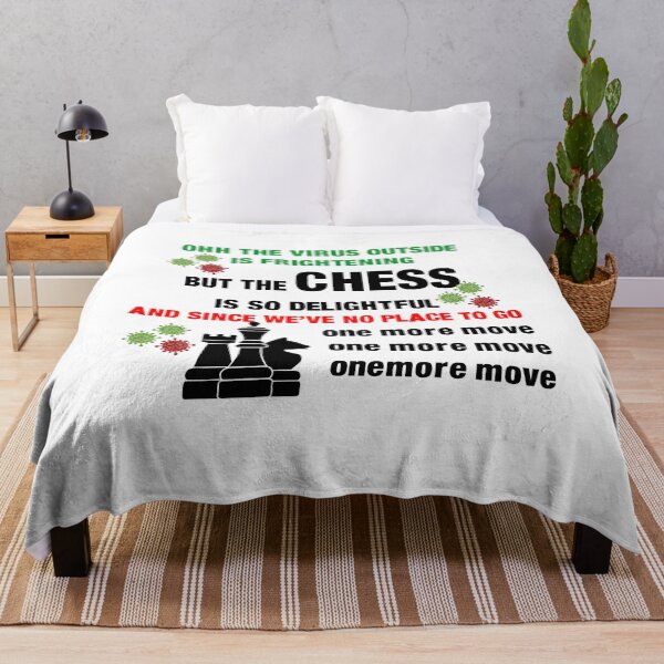 Item preview, OHH THE VIRUS OUTSIDE IS FRIGHTENING BUT THE CHESS IS DELIGHTFUL designed and sold by Adhiambo.