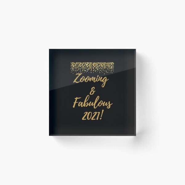 Item preview, Zooming and Fabulous 2021 fun quarantine tshirt,mug and notebook gear designed and sold by GmolahUnlimited.