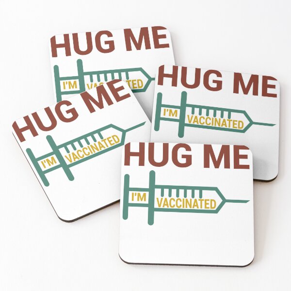 Item preview, Funny Hug Me I'm Vaccinated Tee designed and sold by FunnyDSN.