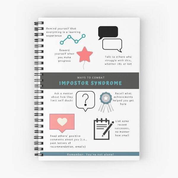 Item preview, Ways to Fight Imposter Syndrome- Office Reminder  designed and sold by statsandcats.