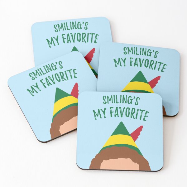 Item preview, Buddy the Elf Inspired Quote Smiling's My Favorite designed and sold by Lavenderbuttons.