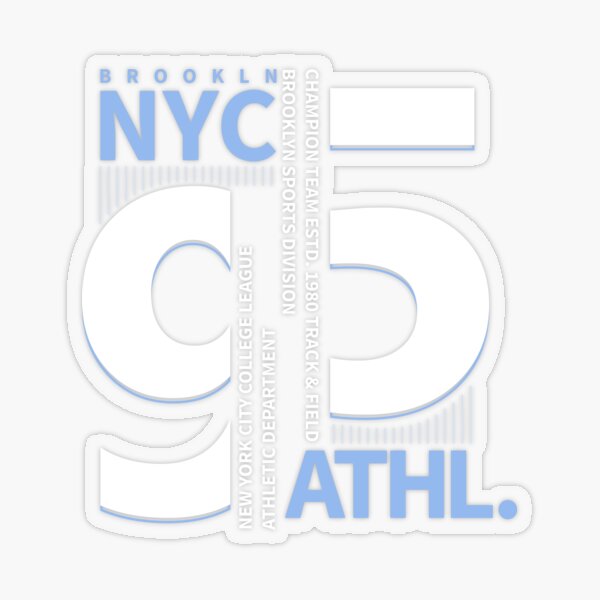 90s Brooklyn NYC, Athletic Wear, Vintage New York Sport Division Sticker  for Sale by Mrunner