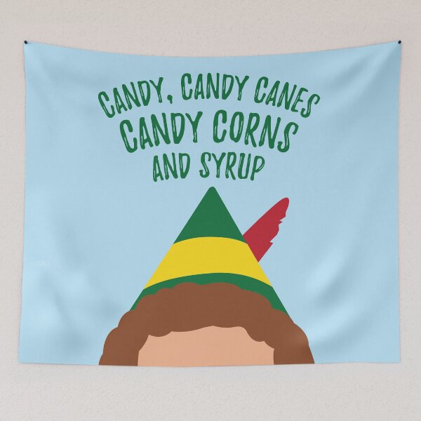 Item preview, Buddy the Elf Inspired Quote Elf Food Groups designed and sold by Lavenderbuttons.