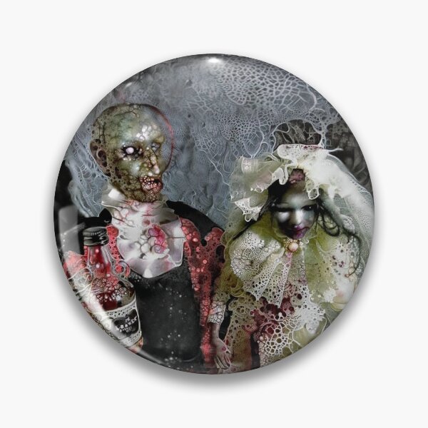 Item preview, Goth Zombie Wedding | Beautiful Bizarre Dark Horror Goth Surrealist Art TM11 designed and sold by triciakitty.