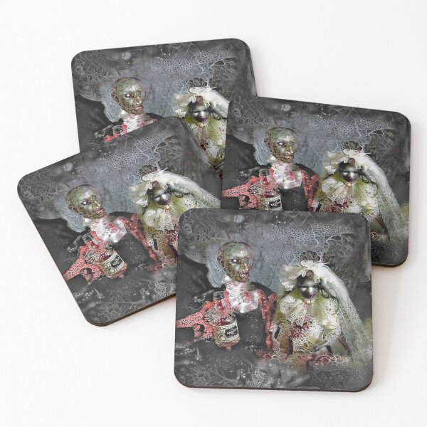 Item preview, Goth Zombie Wedding | Beautiful Bizarre Dark Horror Goth Surrealist Art TM11 designed and sold by triciakitty.