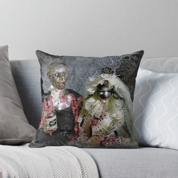 Item preview, Goth Zombie Wedding | Beautiful Bizarre Dark Horror Goth Surrealist Art TM11 designed and sold by triciakitty.