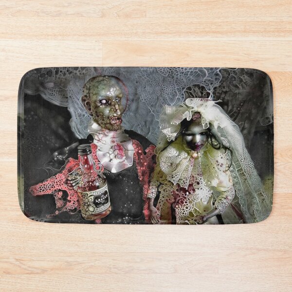 Item preview, Goth Zombie Wedding | Beautiful Bizarre Dark Horror Goth Surrealist Art TM11 designed and sold by triciakitty.