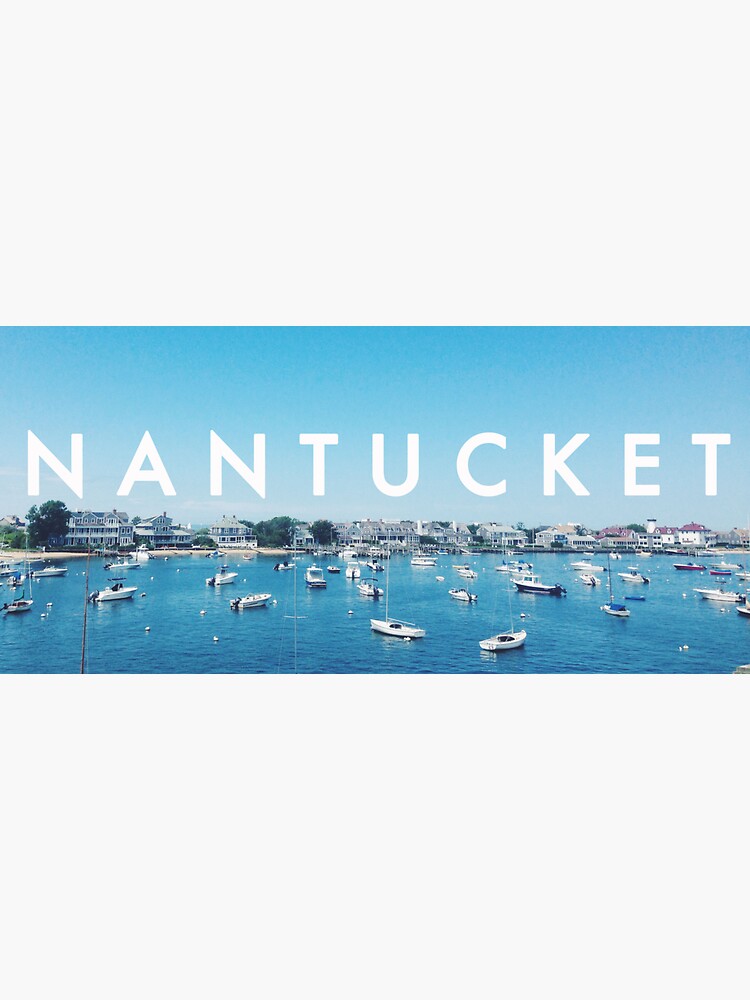 “Nantucket Harbor” Sticker for Sale by jenna00 | Redbubble