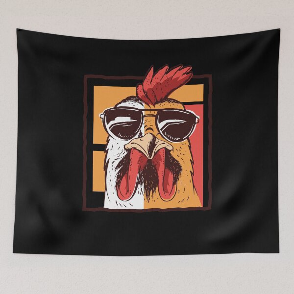 Item preview, Cool rooster with sunglasses - Gockel designed and sold by straightup.