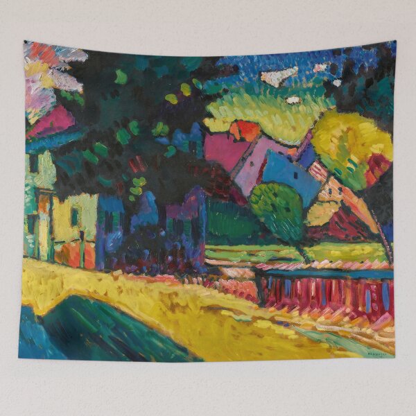 Item preview, Wassily Kandinsky Murnau - Landscape with Green House designed and sold by neteor.