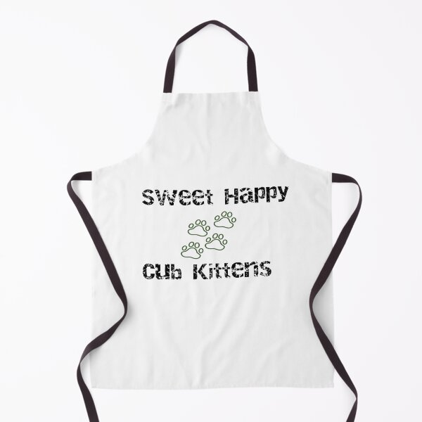 Item preview, White sweet happy cub kittens designed and sold by DamaliePierre.