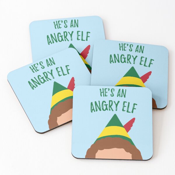 Item preview, Buddy the Elf Inspired Quote He's an Angry Elf designed and sold by Lavenderbuttons.
