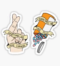 Fall Out Boy - Hum Hallelujah "Chances and Pills" Sticker