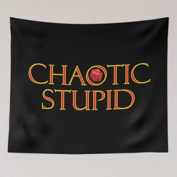 Item preview, Chaotic Stupid - RPG role playing games alignment designed and sold by TravelScientist.
