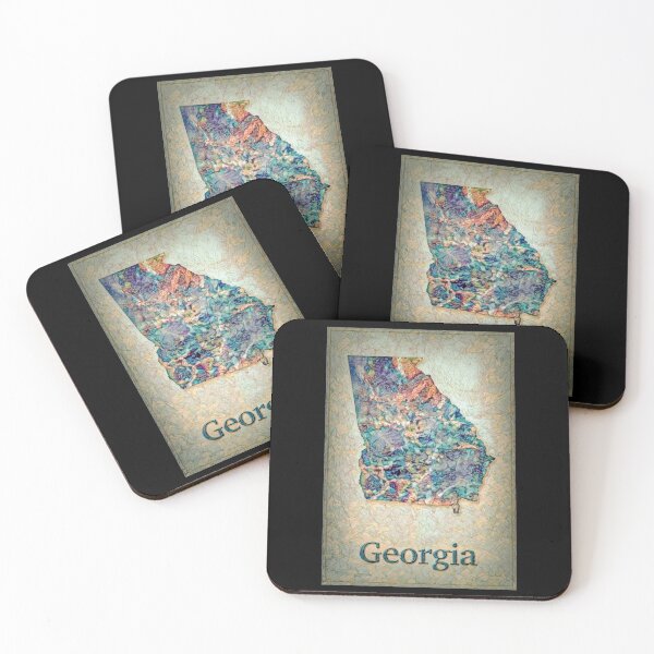 Item preview, Unique State Map of Georgia designed and sold by AlanPhotoArt.
