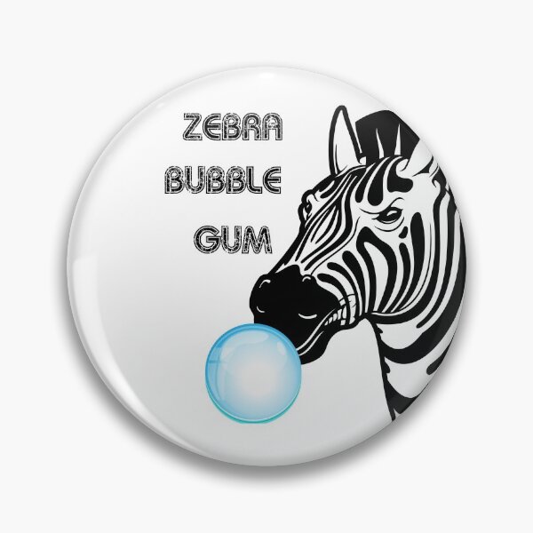 Item preview,  Zebra Bubble Gum Distressed Vintage Retro designed and sold by Beluved.