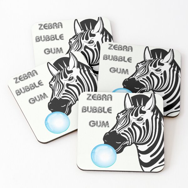 Item preview,  Zebra Bubble Gum Distressed Vintage Retro designed and sold by Beluved.
