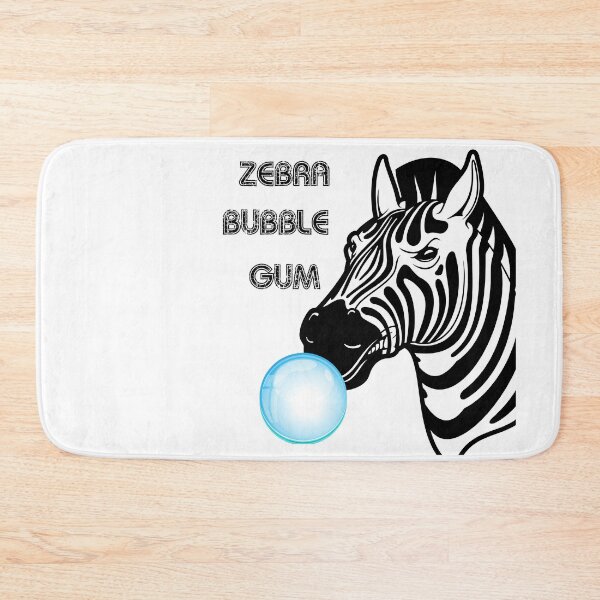 Item preview,  Zebra Bubble Gum Distressed Vintage Retro designed and sold by Beluved.