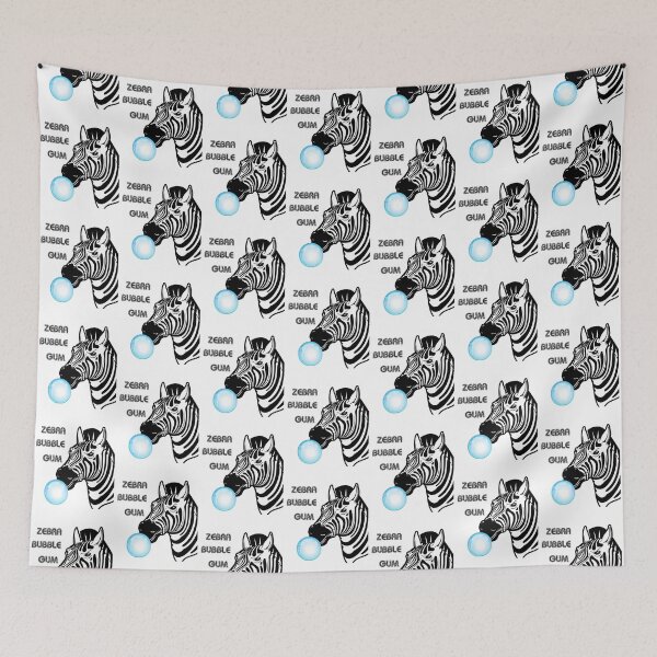 Item preview,  Zebra Bubble Gum Distressed Vintage Retro designed and sold by Beluved.