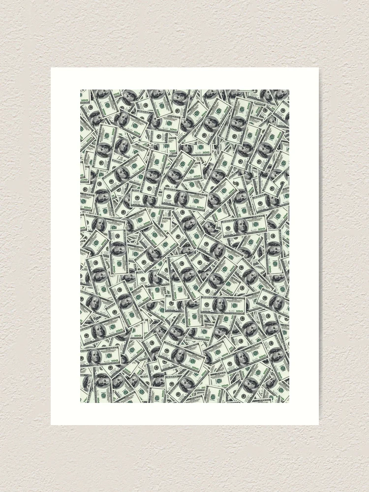 Vintage Money Gift Wrap, Wrapping Paper, Money, Ben Franklin