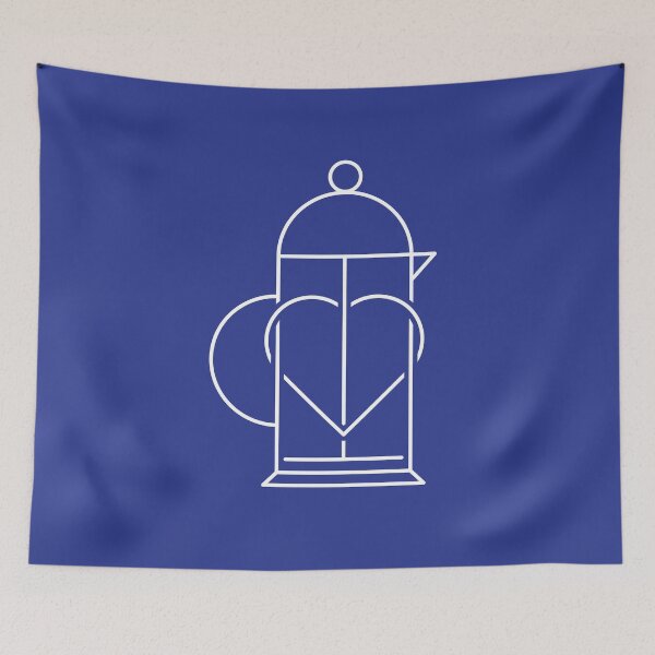 Item preview, French Press and Heart designed and sold by npdstudio.