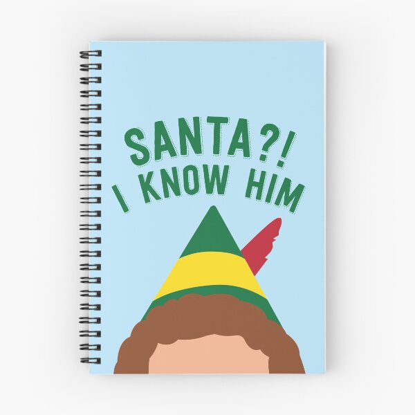Item preview, Buddy the Elf Inspired Quote Santa Lo conozco designed and sold by Lavenderbuttons.