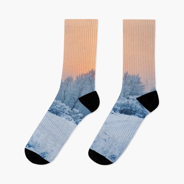 Item preview, Snowy Sunset designed and sold by Mooscellaneous.