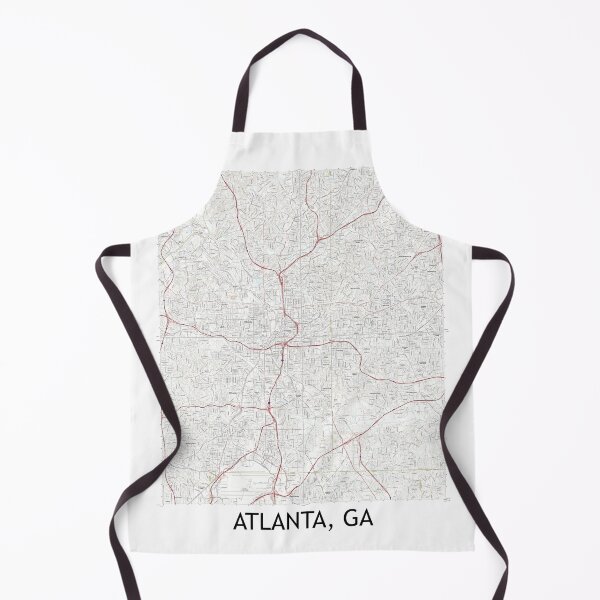 Item preview, Atlanta, GA Quad Topographical Map Clean designed and sold by PGHPhotoCo.