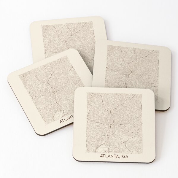 Item preview, Atlanta, GA Quad Topographical Map Vintage designed and sold by PGHPhotoCo.