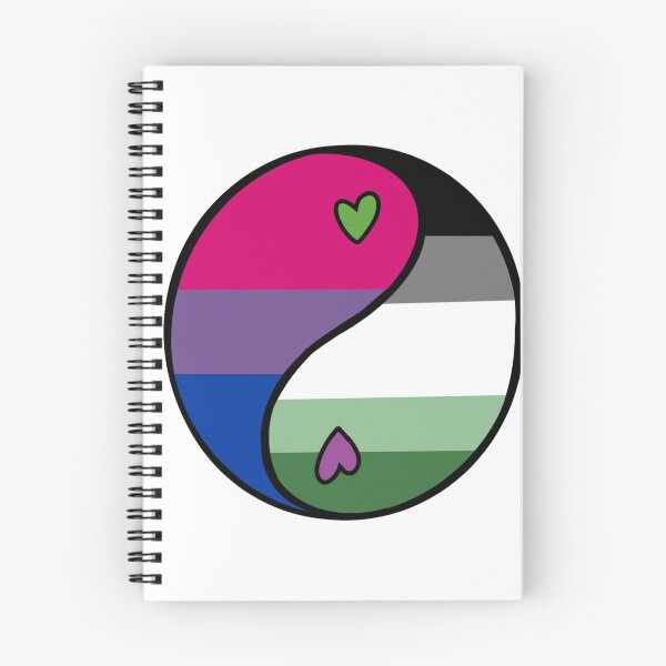 Item preview, Bi Aro Bisexual Aromantic LGBTQ+ Pride Yin Yang designed and sold by PepperThRealMVP.