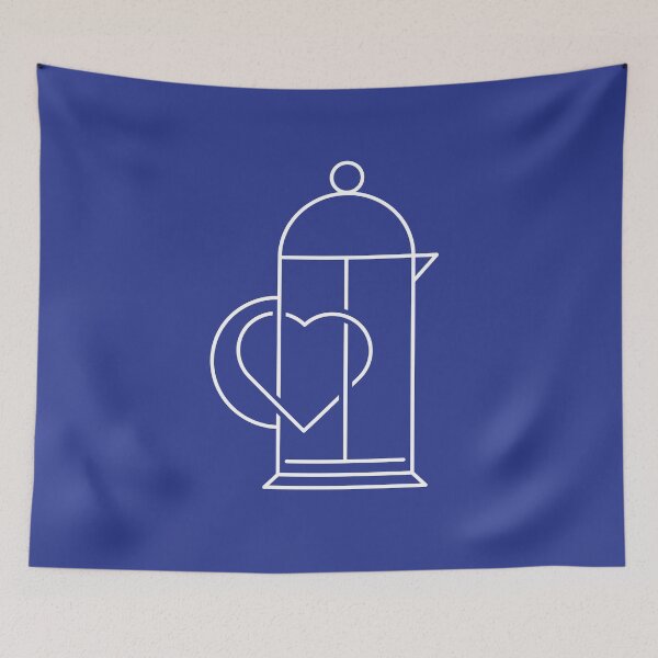 Item preview, French Press and Heart designed and sold by npdstudio.