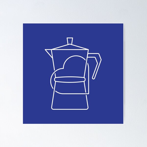 Item preview, Moka Pot and Heart designed and sold by npdstudio.