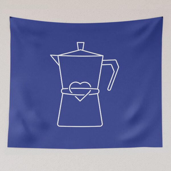 Item preview, Moka Pot and Heart designed and sold by npdstudio.
