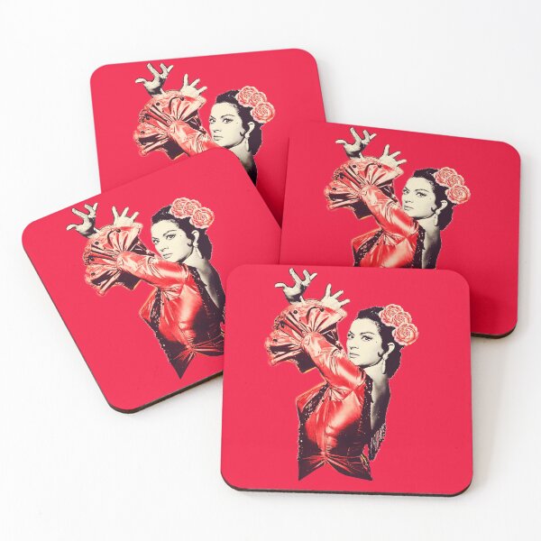 Item preview, Lola Flowers Red Background designed and sold by JmB Folkloricas.