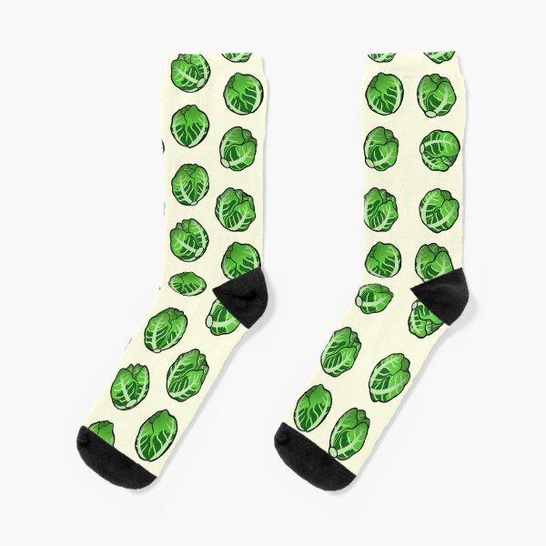 Brussel Sprout Pattern Socks