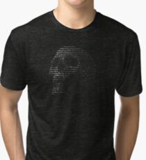 Shakespeare Hamlet Soliloquy Skull Tri-blend T-Shirt