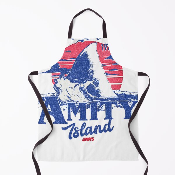 Item preview, Jaws Amity Island Retro Poster designed and sold by FifthSun.