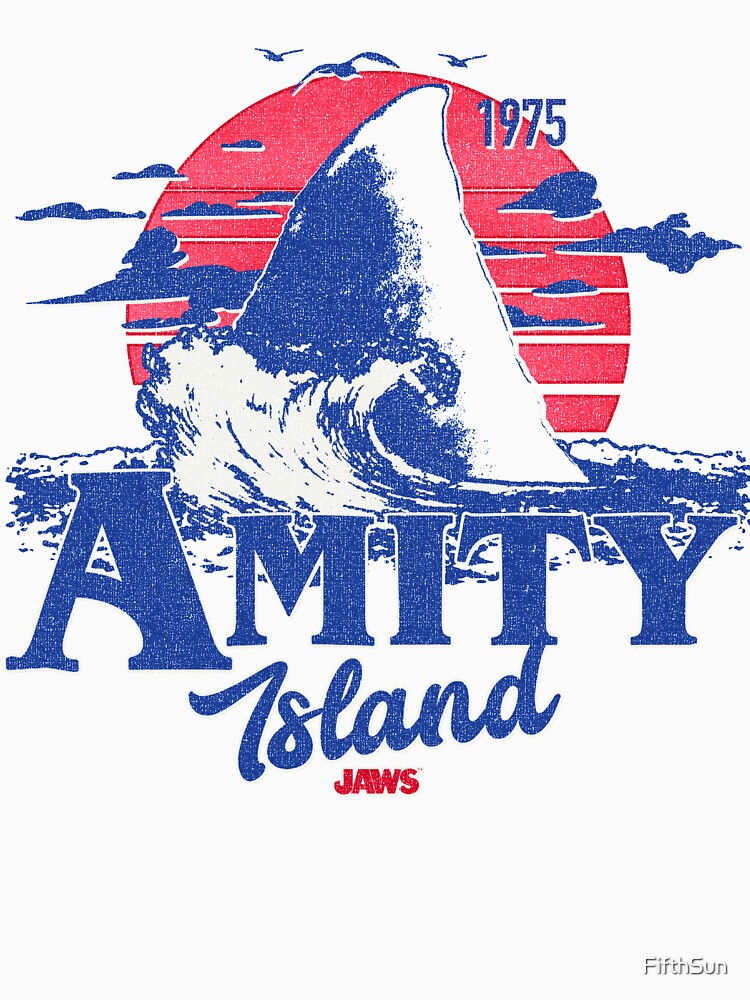 Disover Jaws Amity Island Retro Poster | Essential T-Shirt 