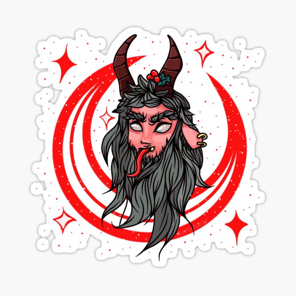 Krampus is Watching Sticker