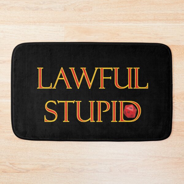 Item preview, Lawful Stupid - RPG role playing games alignment designed and sold by TravelScientist.