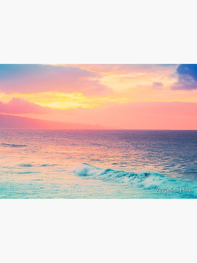 Hookipa Surf Sunset by alohaportraits